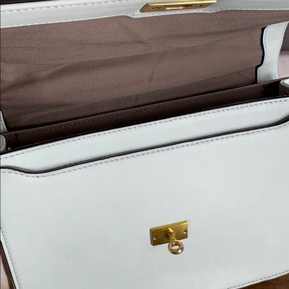 J.Crew Edie Purse in minty blue w shoulder strap - Picture 3 of 3